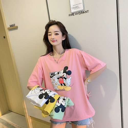 Oversize Mickey pattern Short Sleeve 2021-88