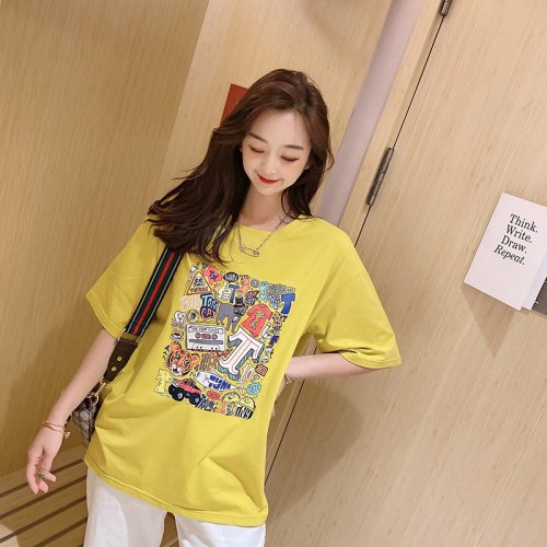 Oversize  pattern Short Sleeve 2021-85