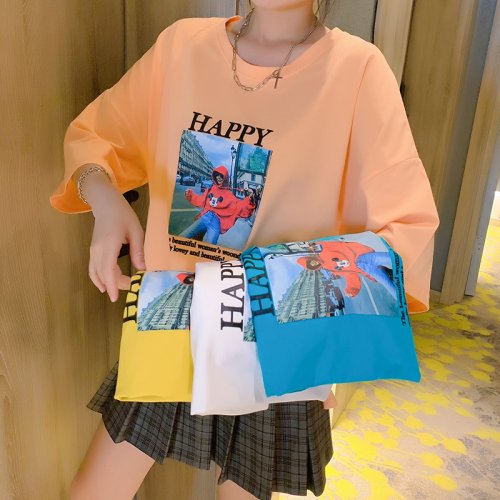 Letter Design Short Sleeve 2021-61