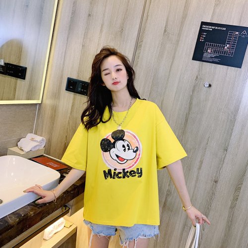 Oversize Mickey pattern Short Sleeve 2021-83