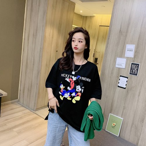 Oversize Mickey pattern Short Sleeve 2021-81