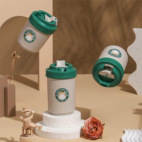 Fresh high appearance level straight drink coffee mug 304 stainless steel