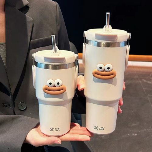 Home ice bullion cup portable double drink large capacity 304 car stainless steel thermos cup