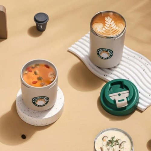 Fresh high appearance level straight drink coffee mug 304 stainless steel