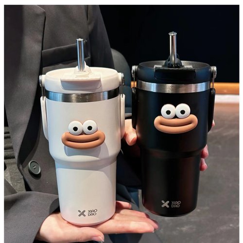 Home ice bullion cup portable double drink large capacity 304 car stainless steel thermos cup