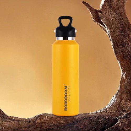 Unthreaded 316 vacuum stainless steel second open press thermos cup