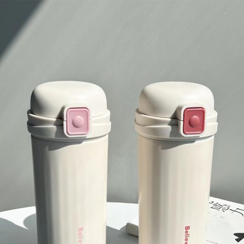 Macaron color 316 stainless steel portable thermos cup