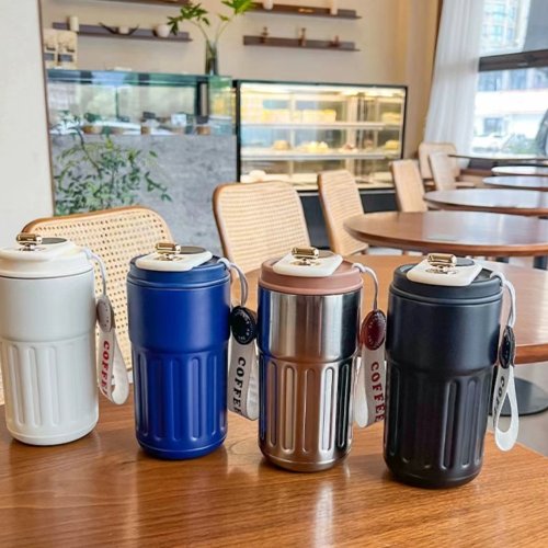 Portable 316 stainless steel portable coffee mug