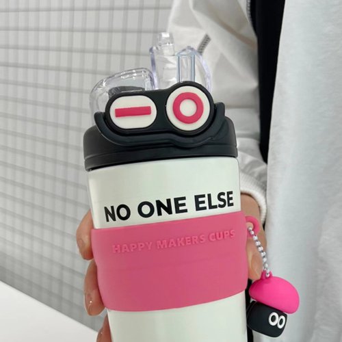 Thermos cup Women's large capacity stainless steel portable tea separation cup