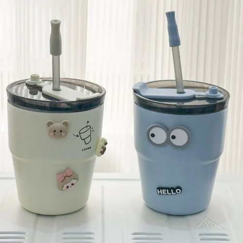 Large caliber car coffee cup stainless steel thermos cup