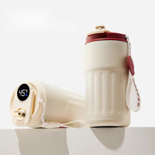 Intelligent temperature display 316 stainless steel high appearance level portable thermos cup
