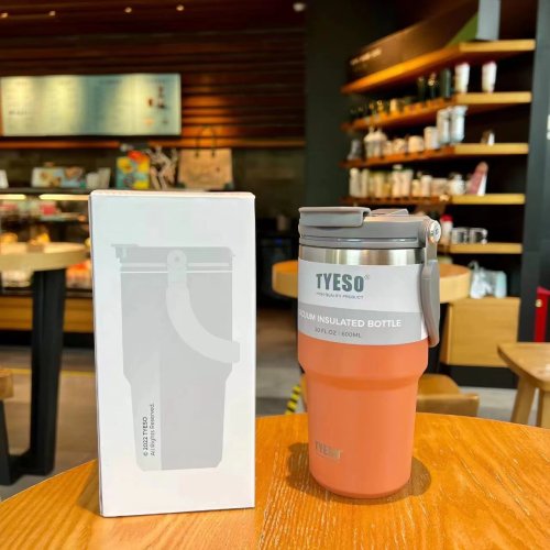 Portable double drink large capacity 304 stainless steel insulated cup drink large capacity 304 stainless steel insulated cup