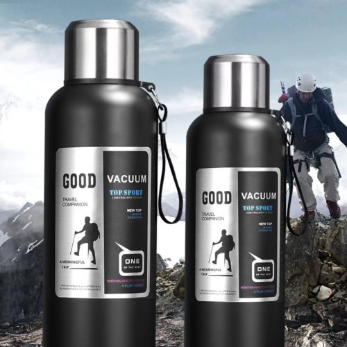 316 stainless steel all steel super large capacity outdoor sports thermos cup